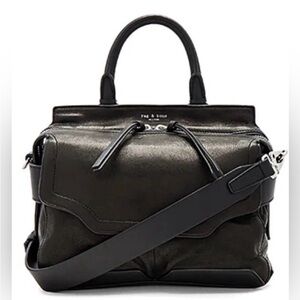 Rag & Bone PILOT Black Leather Handbag Crossbody Bag